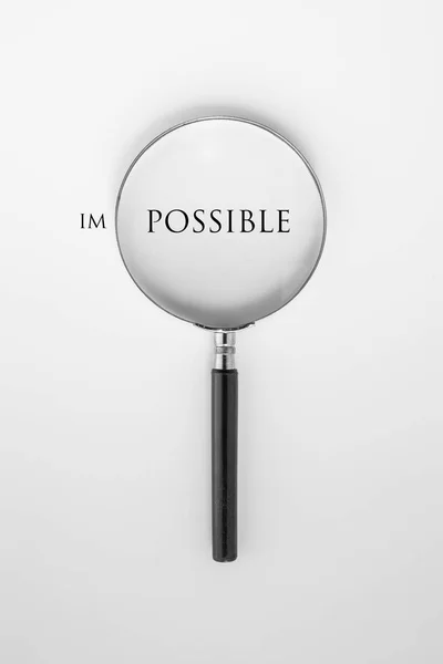 Magnifying Glass Isolated White — Stock Photo, Image