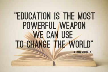 alıntı ile açık Kitap vintage sesi