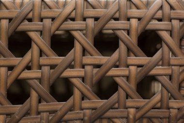 kahverengi rattan daireler dokusu arkaplanı