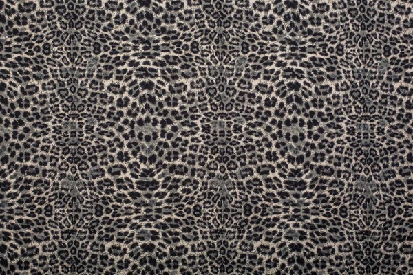 Gray and black leopard pattern. Animal print as a background