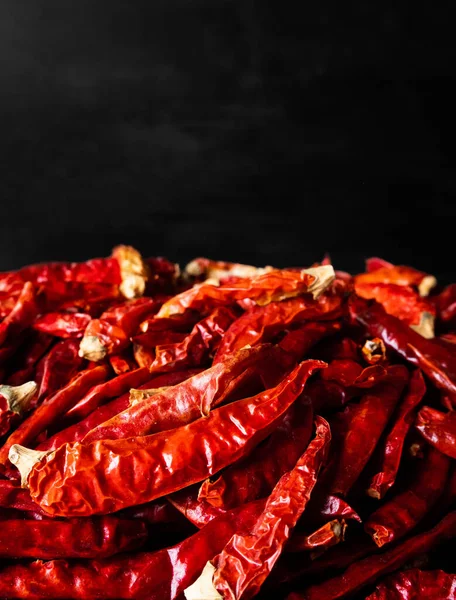 Chili Rojo Seco Chile Pimienta Cayena Los Utilizados Para Cocinar — Foto de Stock