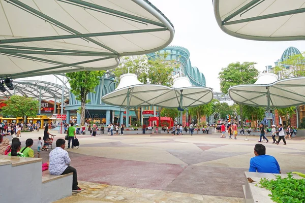 싱가포르 2018 유니버설 스튜디오 싱가포르 유니버설 스튜디오 싱가포르는 센토사 싱가포르에 — 스톡 사진