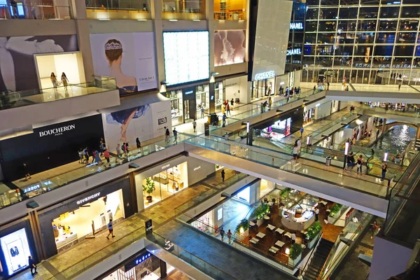 싱가포르 2018 마리나 샌즈는 인테리어 마리나 싱가포르의 쇼핑몰 아시아의 관광지 — 스톡 사진