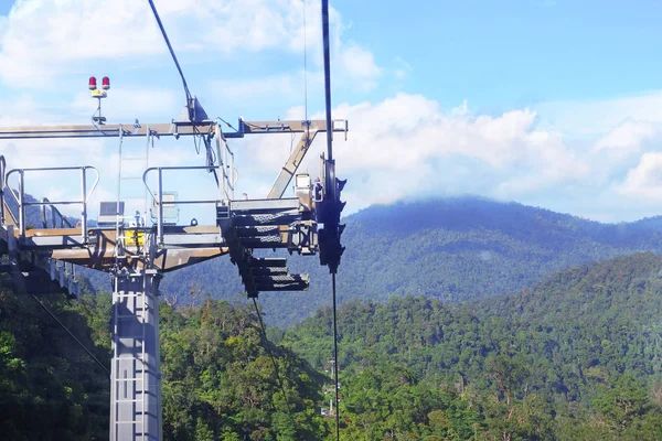 Awana Skyway cable car is a gondola lift, Stock Video