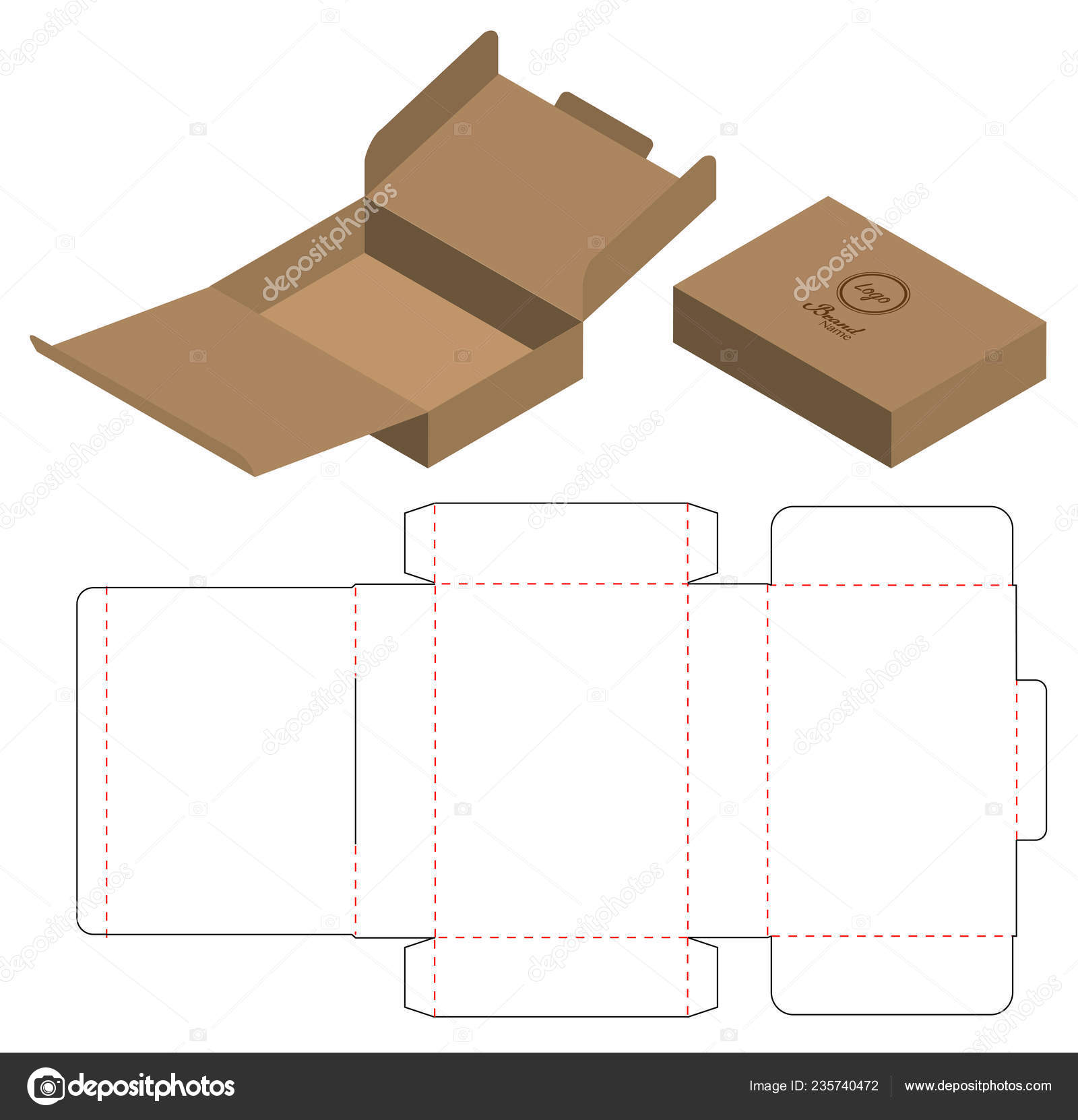 box-die-cut-template