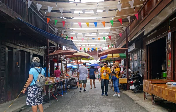 Chanthaburi Ταϊλάνδη Ιουλίου 2019 Αγορά Νονγκ Μπούα Ταϊλανδικά Φρικιά Επιδόρπια — Φωτογραφία Αρχείου