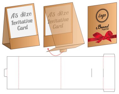 Kutu ambalajı ölü şablon tasarımı. 3d maketi