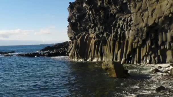 Pemandangan Udara Dari Garis Pantai Atlantik Tenerife — Stok Video