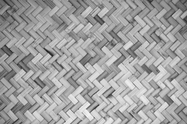 Vollbild Aufnahme Von Weidenkorb Schwarz Weißer Hintergrund Und Textur Dunkler — Stockfoto