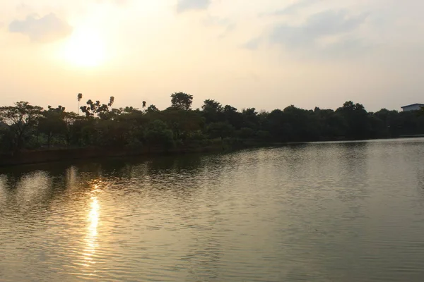 Атмосфера Дня Озере Джакарте — стоковое фото