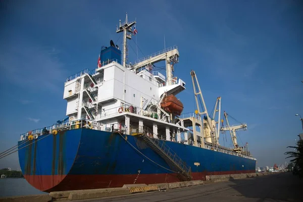Cargo Ship Port Thailand — Stock Photo, Image