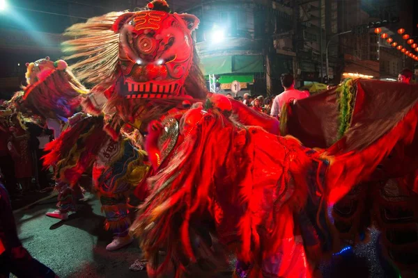 Nakorn Sawan Tayland Şubat 2018 Kimliği Belirsiz Kişi Eğlenceli Hainan — Stok fotoğraf