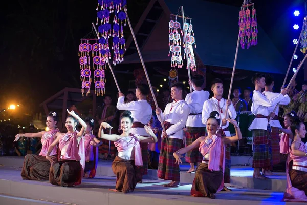 Bangkok Thaiföld Jan 2019 Azonosítatlan Táncos Van Hold Catcher Egy — Stock Fotó