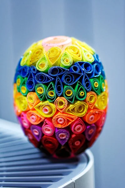 Colorful Easter Egg Taken Macro — Stock Photo, Image