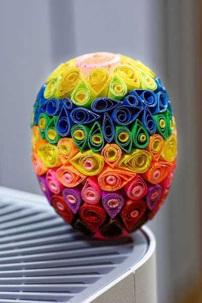 Colorful Easter Egg Taken Macro — Stock Photo, Image