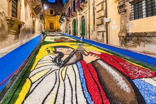 Festival Dei Fiori 2018 Noto Sicilia — Foto Stock