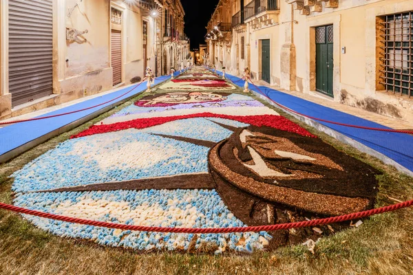 The Flower Festival of Noto in Sicily — Stock Photo, Image