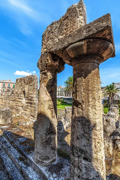 The ruins of the temple of Apollo. Royalty Free Stock Photos
