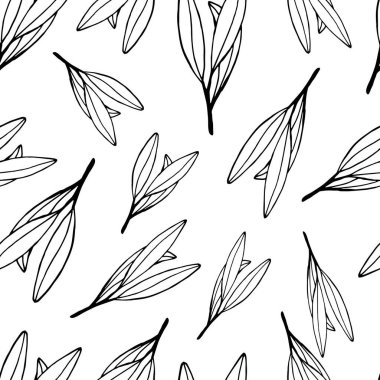 Duvar kağıdı, tekstil, kozmetik tasarımı, İtalyan mutfağı için el yapımı vektör deseni.