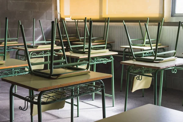 Empty school - due to corona virus COVID-19