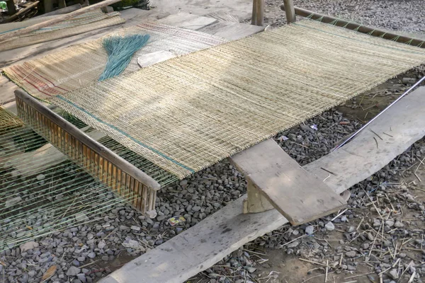 Traditional reed sleeping mats