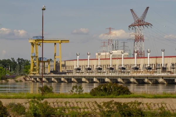Power plant on Danube River