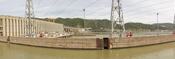 Panorama of Iron Gate Hydroelectric Plant