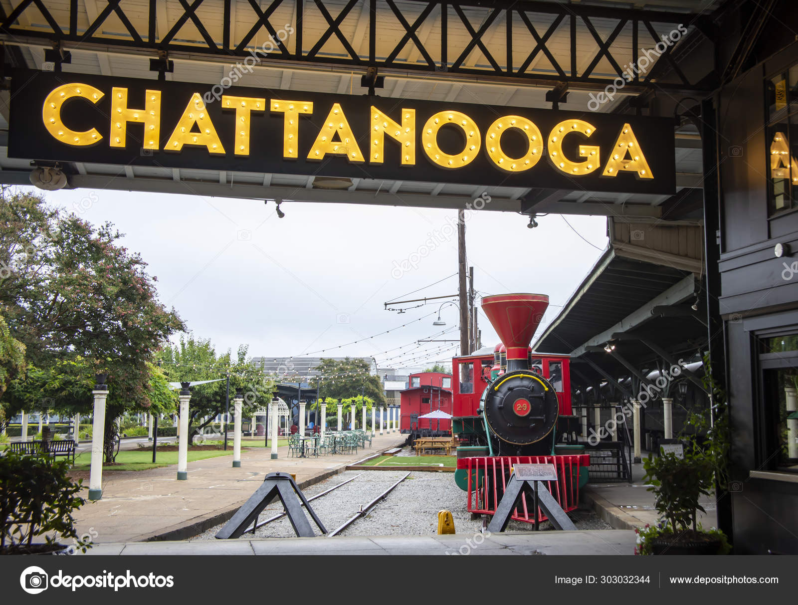 Iconic Chattanooga Choo Choo train Stock Editorial Photo