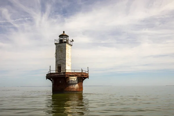 Solomons Lump Lighthouse in Chesapeake Bay — Stock Image Solomons Lump Lighthouse in Chesapeake Bay Stock Picture