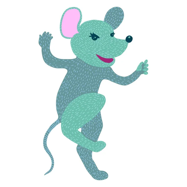 Mysz Kolorowy Wektor Ilustracji — Wektor stockowy