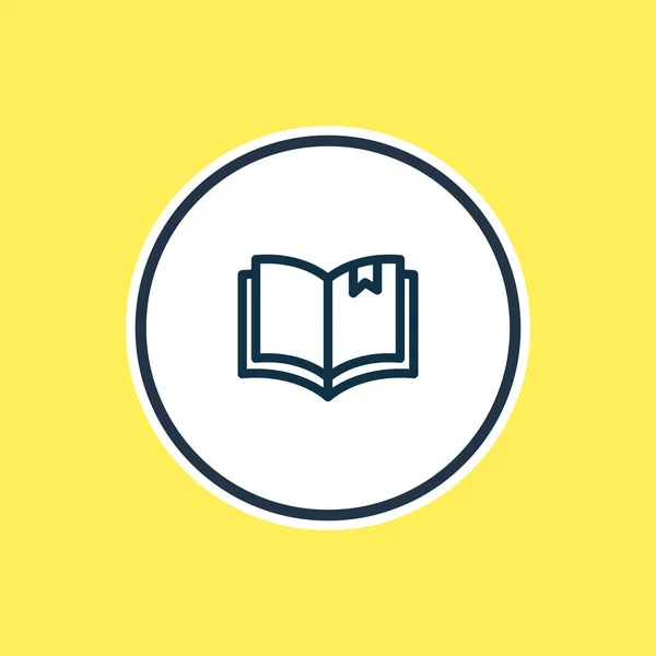 Ilustración de la línea de iconos de lectura. Hermoso elemento de lectura de libro también se puede utilizar como elemento de icono de lectura de libro . —  Fotos de Stock