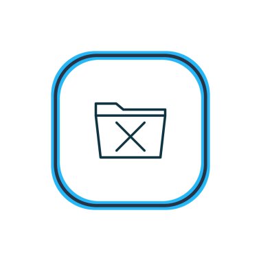 Vektör çizim simgesi satırını kaldırın. Güzel büro elemanı da simge öğe Sil olarak kullanılabilir.