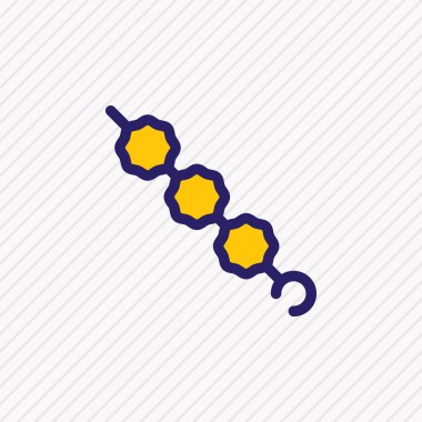 Hatmi simge vektör çizim satırı renkli. Güzel kamp öğenin Ayrıca şeker simge öğesi olarak kullanılabilir.