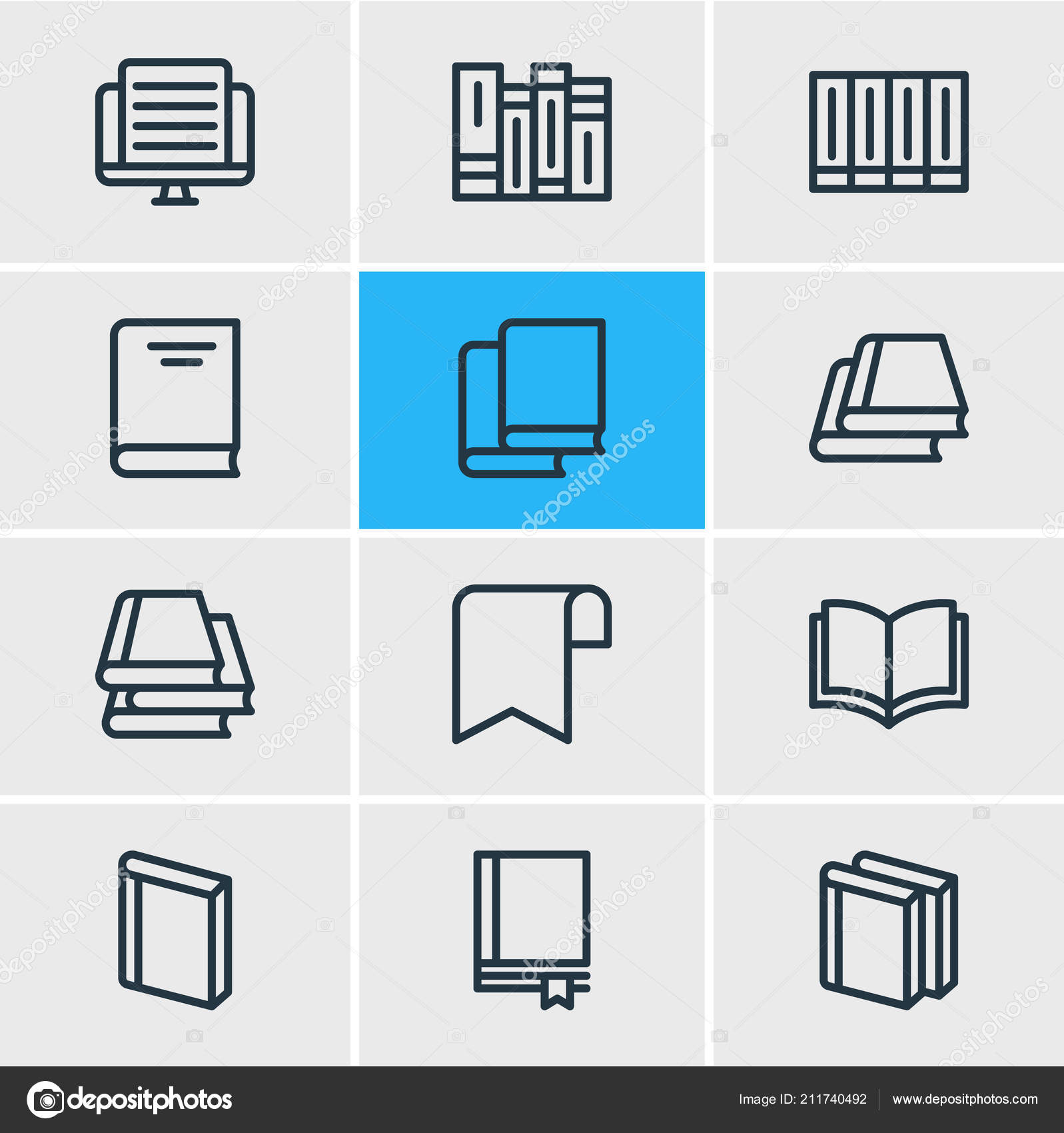 12 のベクトル イラスト本読書アイコン ライン スタイル ノート 出版 図書館 アイコンの他の要素の編集可能なセット ストックベクター C Gwisl 12 のベクトル イラスト本読書アイコン ライン スタイル ノート 出版 図書館 アイコンの他の要素の編集可能なセット ストックベクター C Gwisl