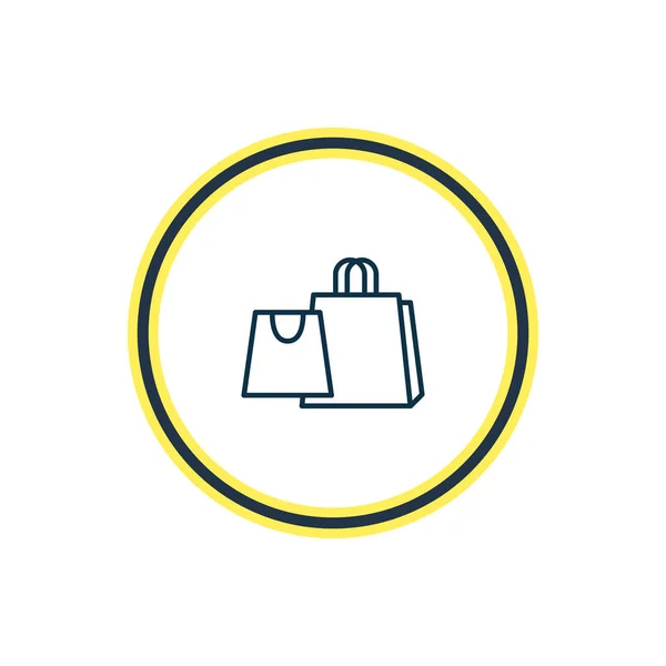 Vektor-Illustration der Shopping-Icon-Linie. schöne Aktivitäten Element kann auch als Merchandise-Symbol Element verwendet werden. — Stockvektor