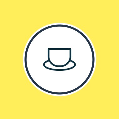 Çay simgesi çizgi vektör Illustration. Güzel eğlence öğesi de Kupası simgesi öğesi olarak kullanılabilir.