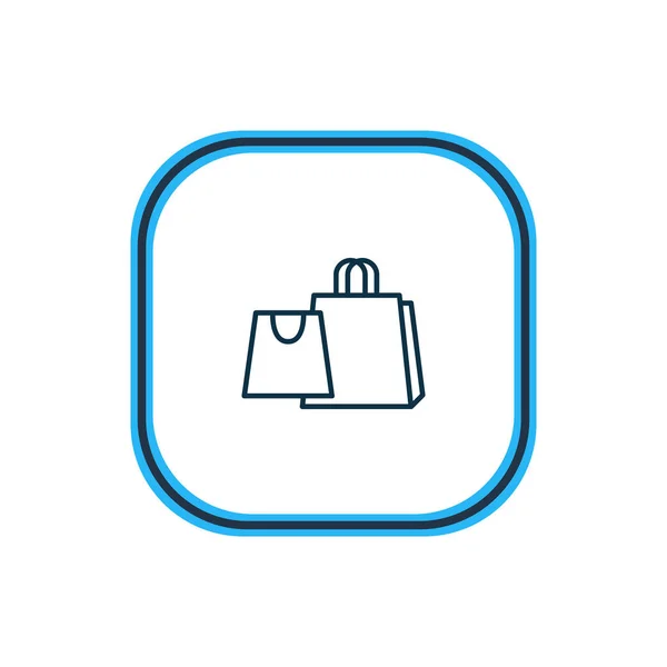 Vektor-Illustration der Shopping-Icon-Linie. schönes Hobby-Element kann auch als Merchandise-Icon-Element verwendet werden. — Stockvektor