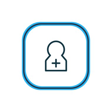 Kayıt hesap simgesi satırının gösterimi. Güzel bağlama öğesi de kullanılabilir kullanıcı simgesi öğe eklemek gibi.