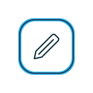 kalem simgesi satır Illustration. Güzel office öğesi de simge öğesini düzenlerken kullanılabilir..