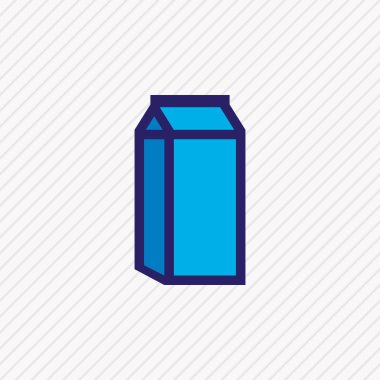 süt simge resmi satır renkli. Güzel yemek öğesi de süt simgesi öğesi olarak kullanılabilir.