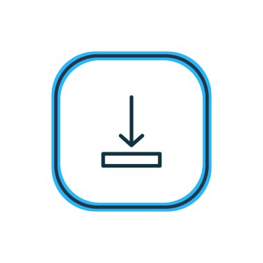 ok simgesi satır aşağı Illustration. Güzel depolama öğesi de simgesi öğesi yükleme olarak kullanılabilir.