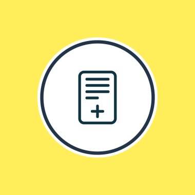 Sayfa simgesi satırının vektör Illustration. Güzel çalışma öğesi de olumlu simgesi öğesi olarak kullanılabilir.