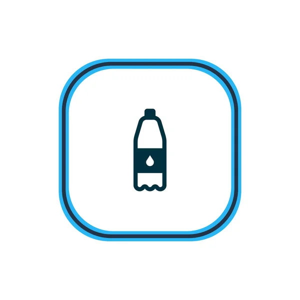 Ilustración vectorial de línea de icono de botella de bebida. Hermoso elemento de comida también se puede utilizar como elemento icono de agua filtrada . — Vector de stock