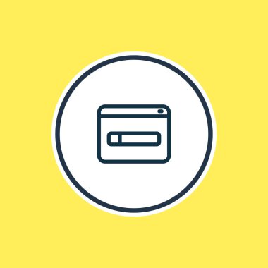 Etki alanı kayıt simgesi satırını vektör Illustration. Güzel pazarlama öğesi de www simgesi öğesi olarak kullanılabilir.