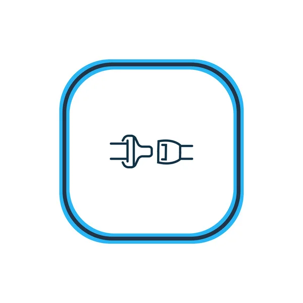 Illustration de la ligne icône ceinture de sécurité. Bel élément de transport peut également être utilisé comme élément icône de protection des passagers . — Photo