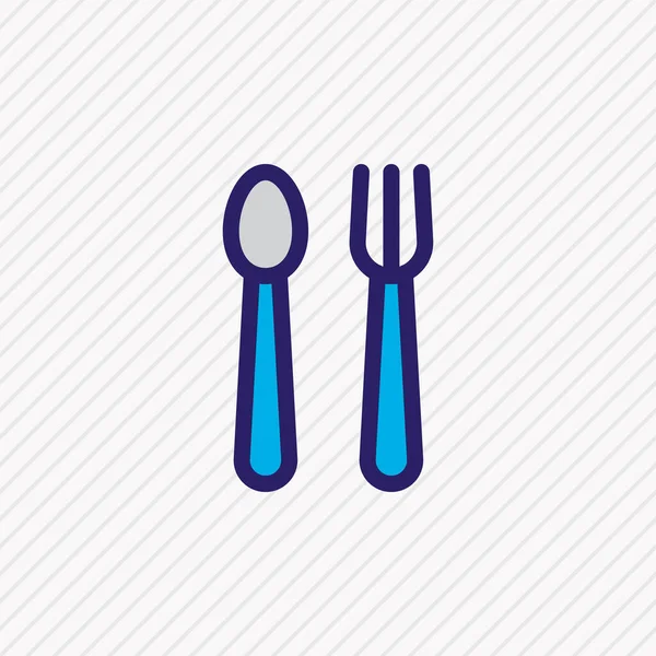 Vektor illusztrációja élelmiszer ikon színes vonal. Gyönyörű szórakoztató elem is használható mosogatószer ikon elem. — Stock Vector