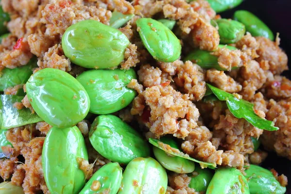 baharatlı kızarmış domuz koku fasulye gıda Tayland ile