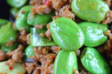 baharatlı kızarmış domuz koku fasulye gıda Tayland ile