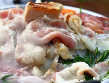 Sıcak Pan Tay Barbekü Grill domuz