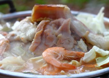 Sıcak Pan Tay Barbekü Grill domuz